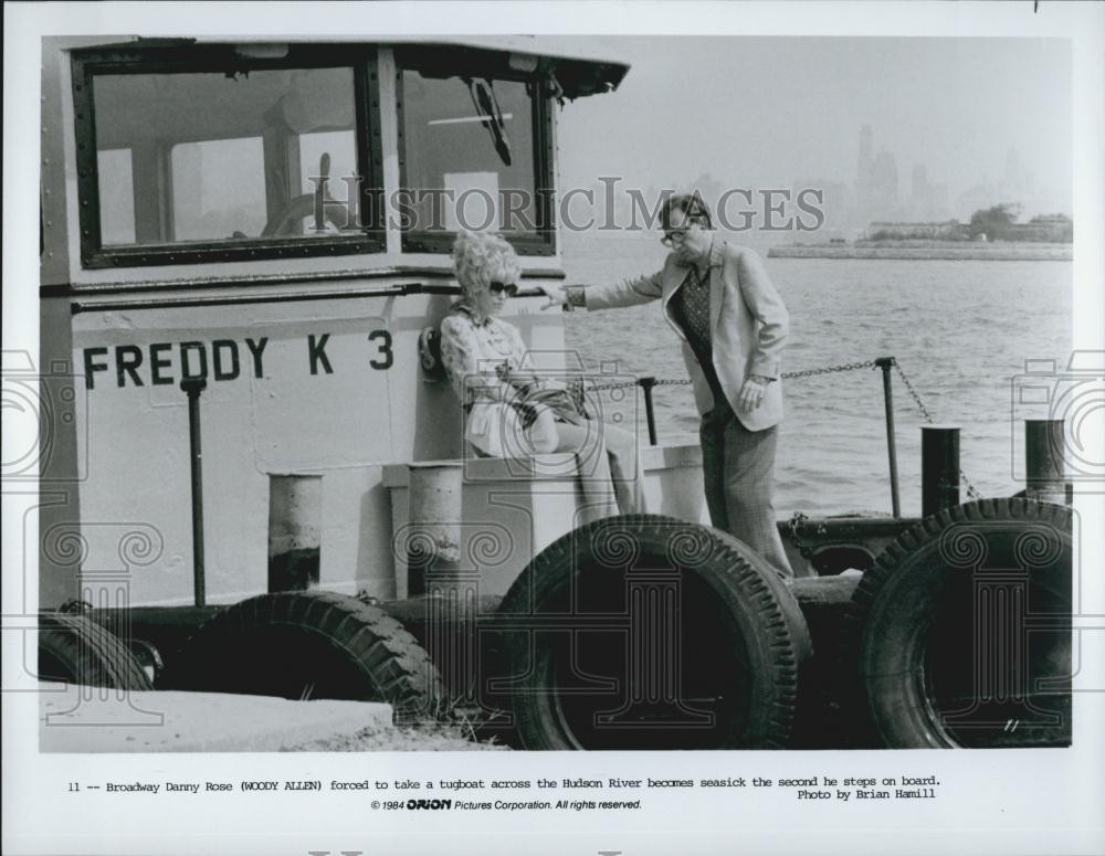 1984 Press Photo Woody Allen in 