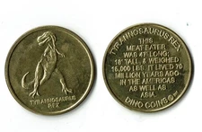 Franklin Park Zoo 29mm Tyrannosaurus Rex Retired Token