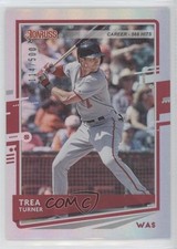 2020 Donruss Photo Variation Career Stat Line 114/500 Trea Turner (Batting) 1q9