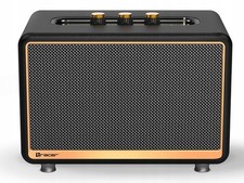 Image of Retro Bluetooth Speaker 30w Usb Aux Sd Fm Radio Black