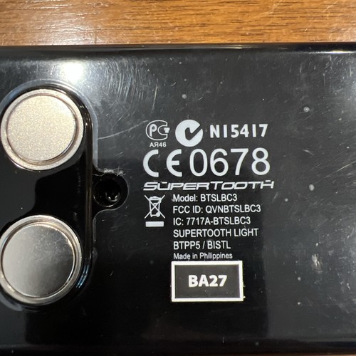 Altavoz manos libres BlueAnt BTSLBC3 negro superdiente-luz Bluetooth teléfono coche - Imagen 3 de 4