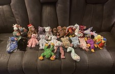 TY Beanie Babies Lot Of 27 Vintage 1990s/early 2000s All With Tags Near Mint