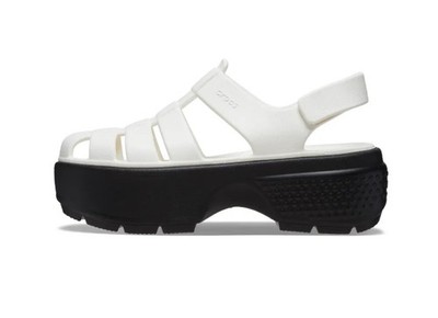 Crocs Stomp Fisherman Crocs Damen Chalk Gr. UK 7 (Ref269)