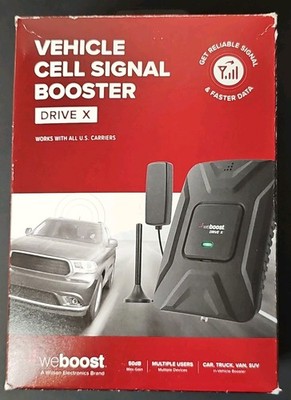 weBoost Drive X Signal Booster P/N 475021 4G LTE 5G Car Truck SUV NOB