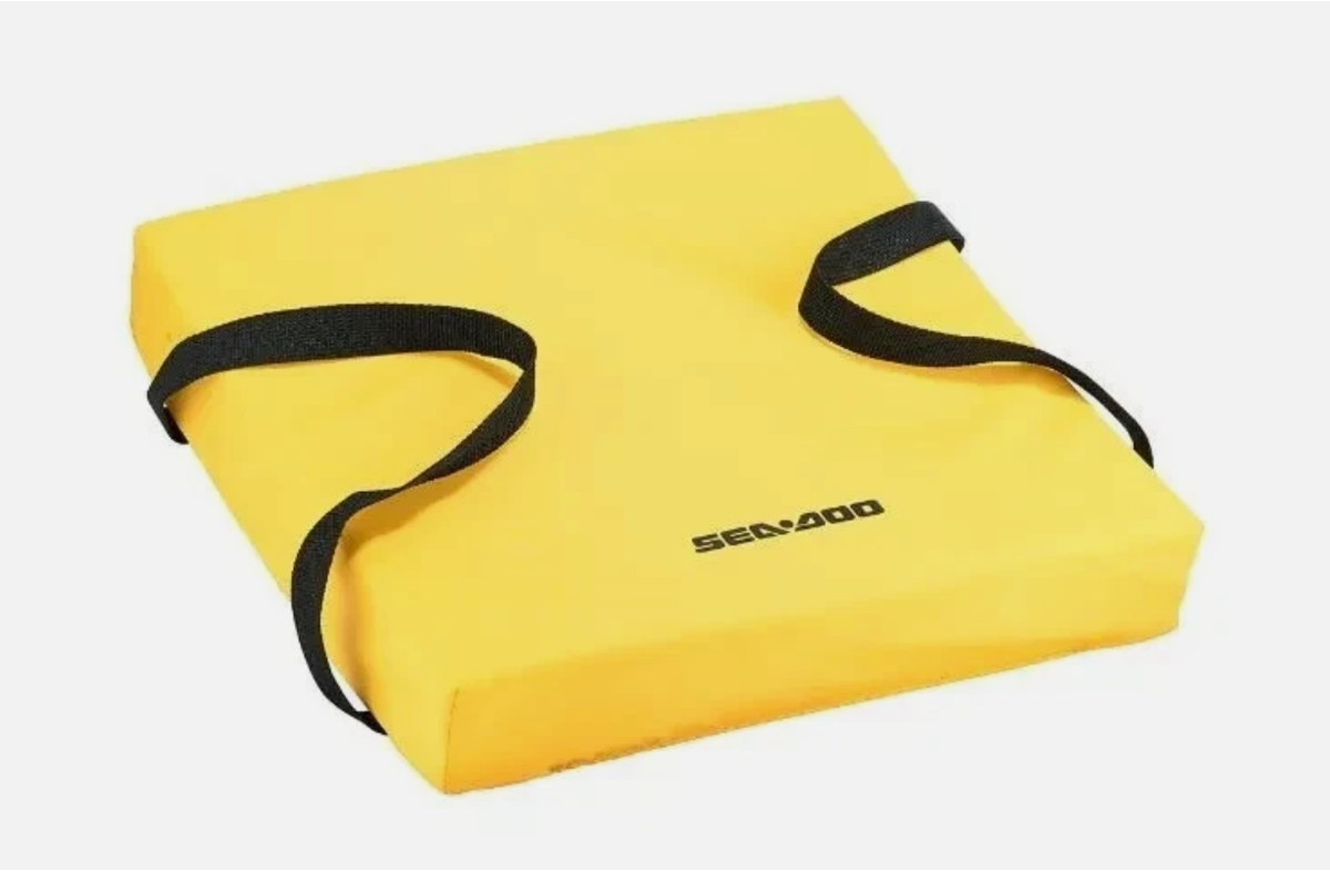 ⭐︎⭐︎⭐︎ Sea-Doo New OEM Throwable Foam Floating Cushion Yellow PWC Safety