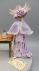 OOAK Victorian Dress & Hat on Dressmaker Form Artisan Dollhouse Miniature 1:12 — photo 2