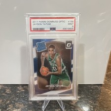 Panini Donruss Optic Rated Rookie Jayson Tatum RC #198 PSA 9 Celtics