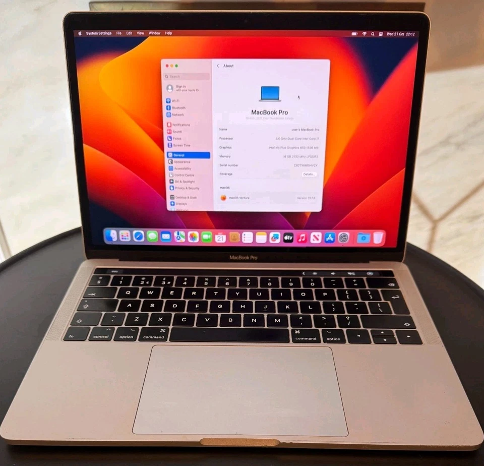 Apple MacBook Pro 13" 2017 · i7 · 16GB · 1TB, photo 2 of 5