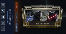 EPIC GILDED GALAXY S2 WEEK 9 SOL vs THE STRANGER TOPPS STAR WARS CARD TRADER