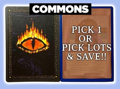 Middle-Earth MECCG THE WIZARDS UNLIMITED Blue Border Commons (Pick 1 or LOTs)