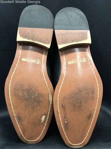 Brown/Black Stacy Adams Leather Dress Shoes Sz 11M - Picture 5 of 6