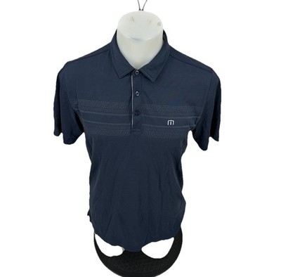 Travis Mathew Medium Men Golf Polo Pullover Short Sleeve T-shirt Active BC04