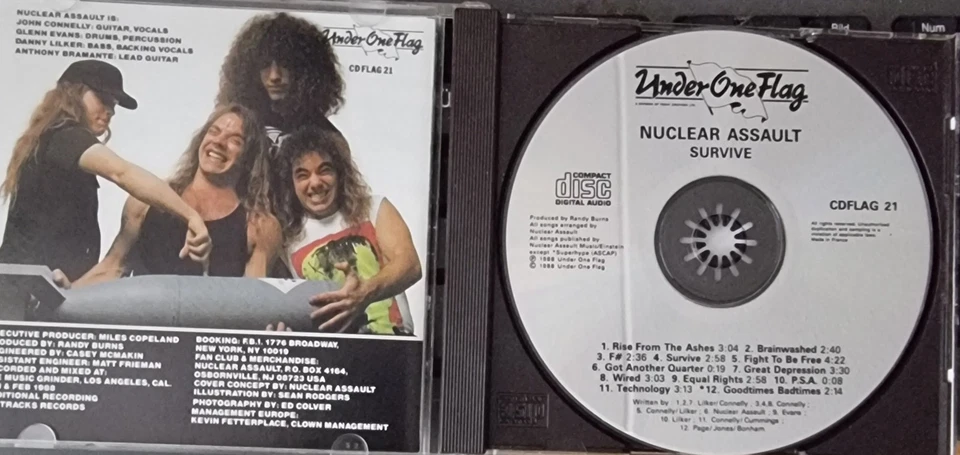 "Nuclear Assault" 1988 CD - Bild 3 von 3