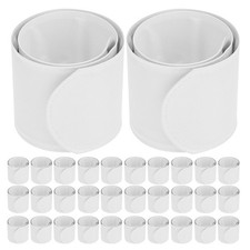 100 Pcs Children's Snap Bracelets Slap Bands Birthday Party Blank Favor