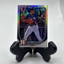 2025 Bowman Chrome Cam Smith Red Rookie Redemtion card Topps Houston Astros