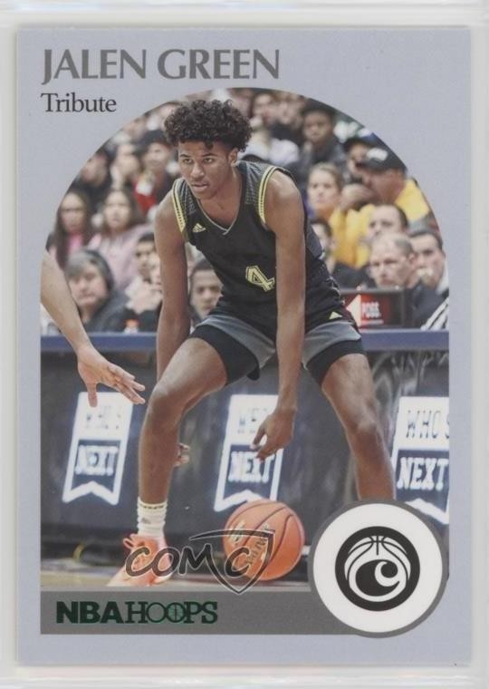 2021-22 Panini Chronicles Draft Picks Hoops Retro Green Jalen Green #54 0nr3