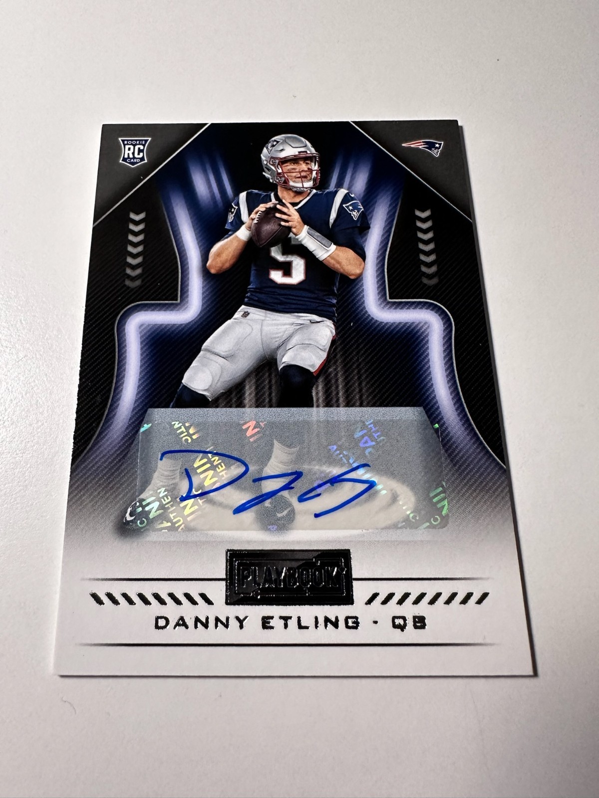 Danny Etling Panini Playbook #183 Autograph