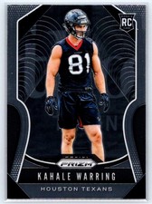 2019 Panini Prizm #394 Kahale Warring RC - Houston Texans