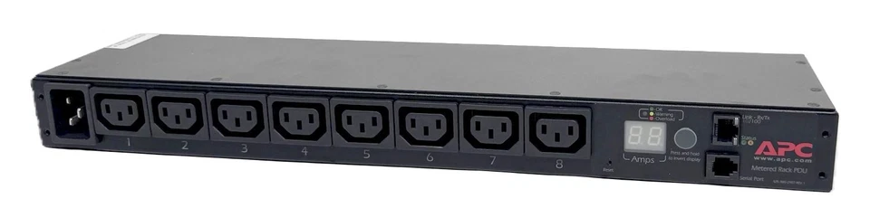 APC AP7821 Rack PDU, Metered, 1U, 16A, 3300 A, 208/230V, (8) C13 - Image 4 of 4