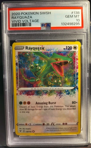Rayquaza 138 Vivid Voltage Pokemon PSA 10