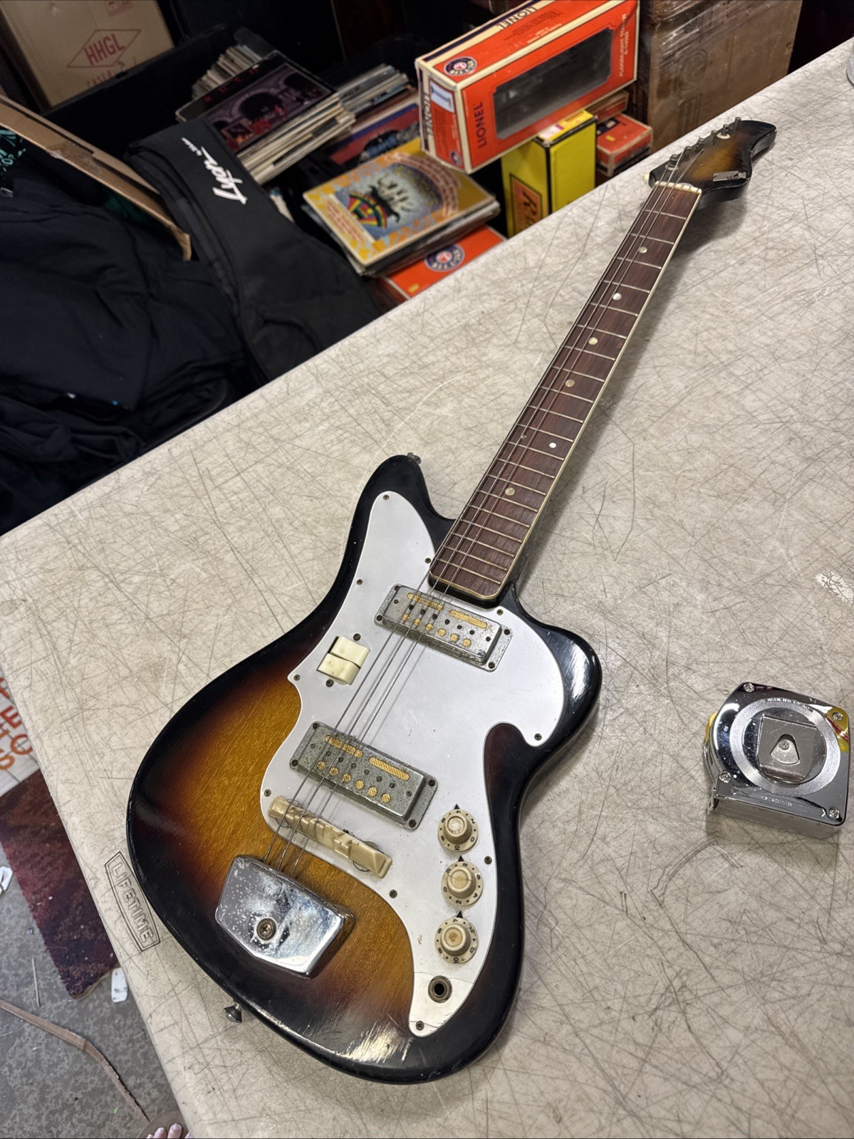 1960s Zenon ES70 Japan Electric Guitar EZ Project - Complete Restore Teisco