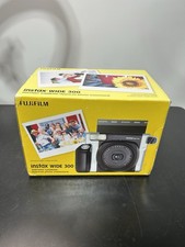 Fujifilm Instax Wide 300 Instant Film Camera Black Silver Brand New