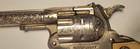 Vintage 1950s Hubley MARSHALL Cast Metal Toy Cap Gun W/ Leather Beaded Holster — photo 9