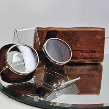 Willson D81 Safety Goggles Glasses With Box NOS Steampunk Motorcycle