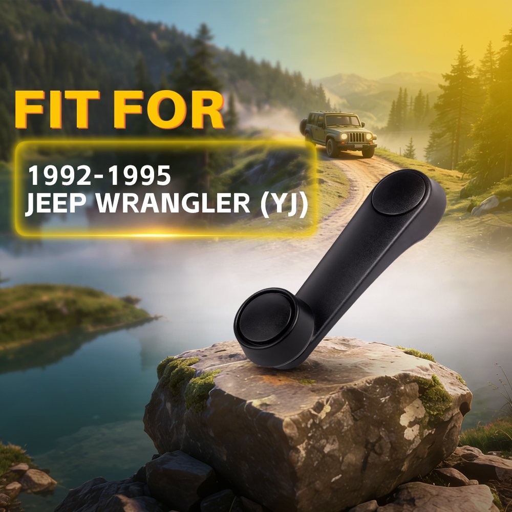 Front Window Crank Handle Left Right For 1992 1993 1994 1995 Jeep Wrangler (YJ) thumbnail 2