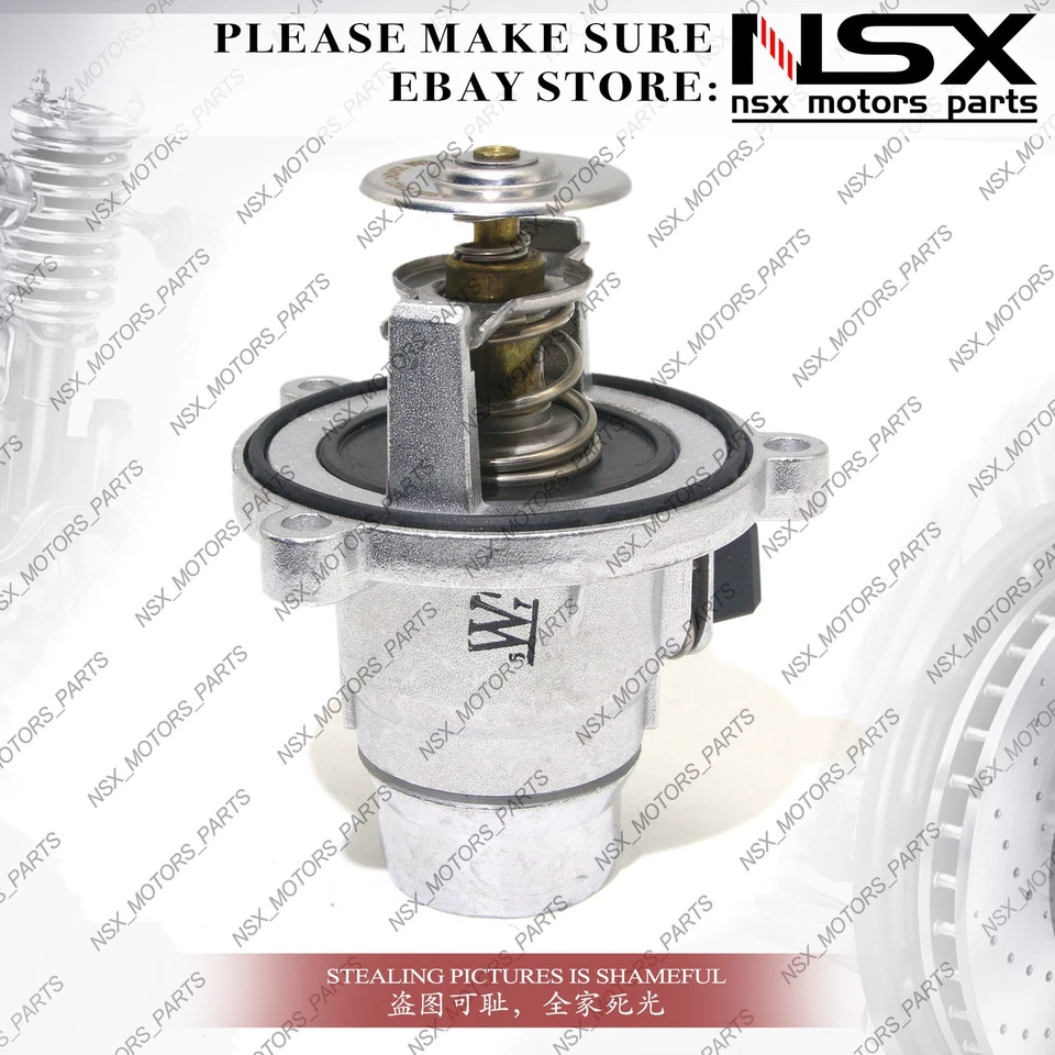 OEM Aluminum Thermostat w/ Housing For BMW X6 X5 E53 E60 E63 E64 E65 E66 E70 E71 Foto 3 de 4