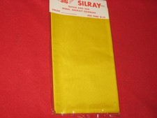 1 YARD 36"x36" VINTAGE SIG YELLOW SILRAY COVERING for BALSA MODEL AIRPLANE