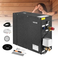 VEVOR 6kW Steam Generator with Controller for Home Sauna Spa Auto Drain Kit