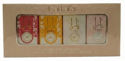 Lattafa Yara Miniature EDP Set 4x 5 ml (Yara/Moi/Tous/Candy) OVP NEU