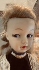 Vintage-Style Girl Play Doll, Blonde Wavy Hair Blue Eyes, Fabric Dress — photo 7