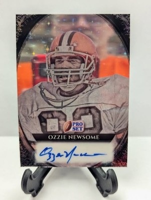 2025 Pro Set Metal Ozzie Newsome True 6/10 Auto Browns Ravens Superstar Legend
