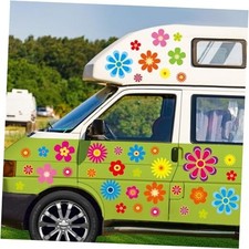 Daisy Stickers 180Pcs Flower Car Decals Vinyl Daisy Sticker Self Adhesive Car