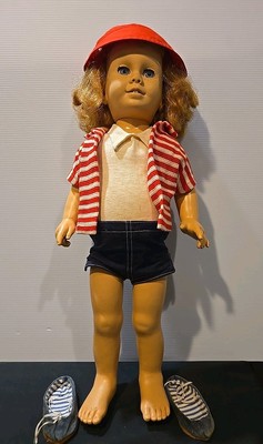 Vintage 1960 1st Gen Chatty Cathy Doll 20'' Tall Unmarked, No Pull string See Pix