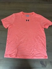 Boys Under Armour Dri-fit T-shirt Light Orange twill Size Youth XL