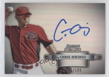 2012 Bowman Sterling Prospect Refractor /199 Chris Owings #BSAP-CO Auto i6j