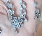 Gorgeous Sky / Swiss Blue Topaz 60 Carat 18" Necklace + Free Insured Ship! WOW! — photo 4