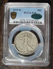 1919-D Walking Liberty Half Dollar, F-15 PCGS/CAC