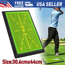 Swing Mat Golf Divot Board for Swing Path Training Indoor Practice AE