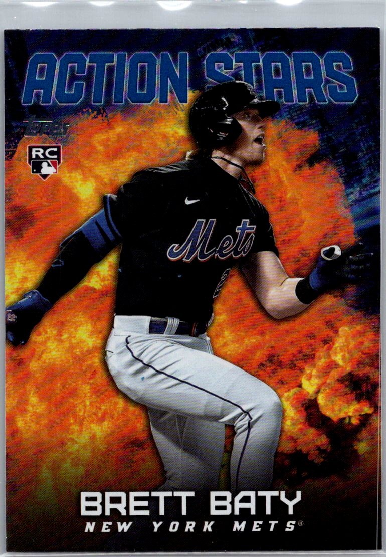 2023 Topps Chrome Update #ASC-11 Brett Baty Action Stars