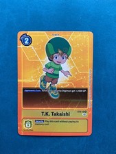 1x T.K. Takaishi ST3-12 Alternate Art Promo Digimon Card Game x1