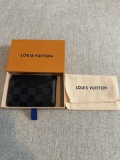 Louis Vuitton Slender Wallet In Damier Graphite Canvas with Box Dust Bag New