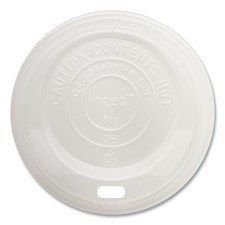World Centric CULCS8 PLA Lids for Hot Cups - White (1000/Carton) New