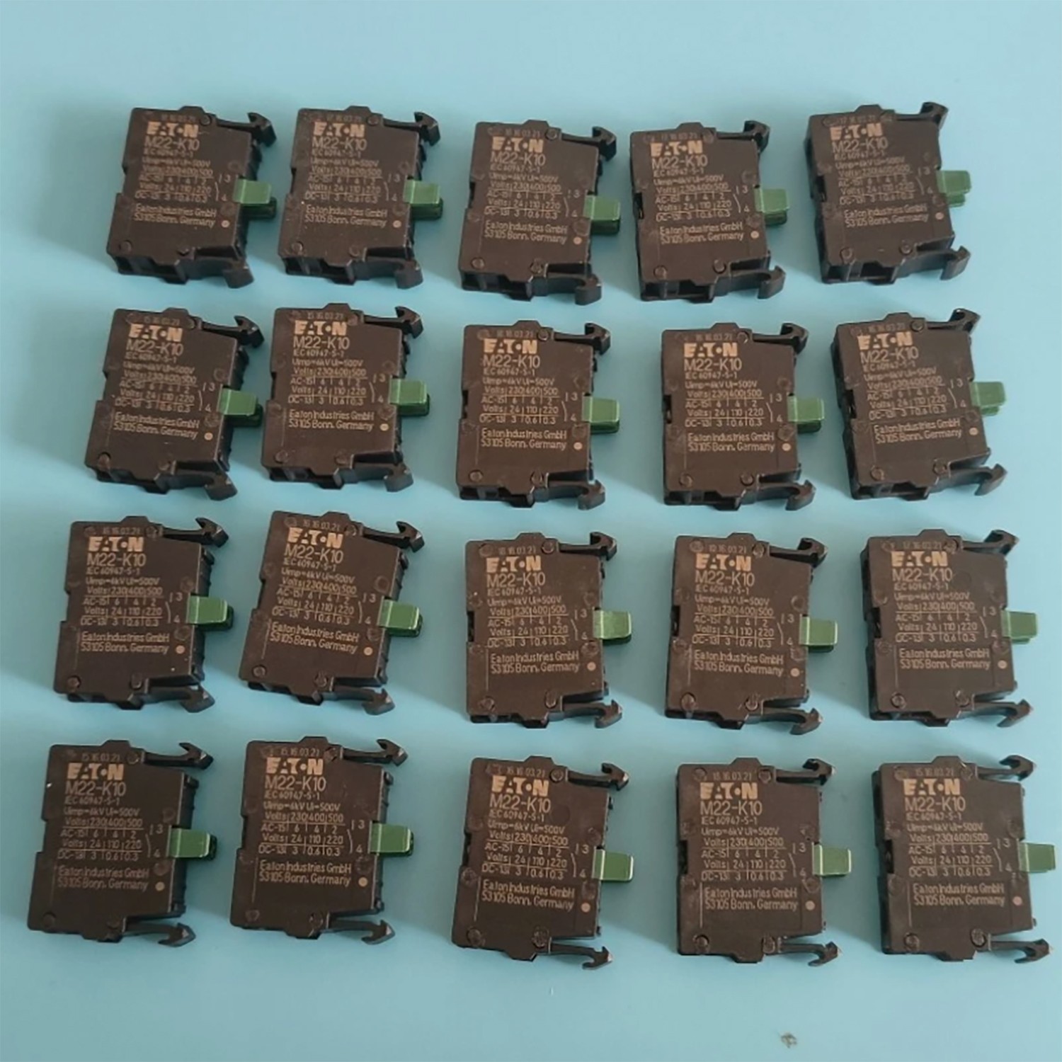 20PCS For Eaton Moeller M22-K10 M22K10 Contact Block Switch Normally Open USA