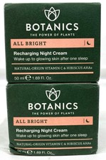 Lot of 2 Botanicals All Bright Recharging Night Cream 50ml/1.69fl.oz.