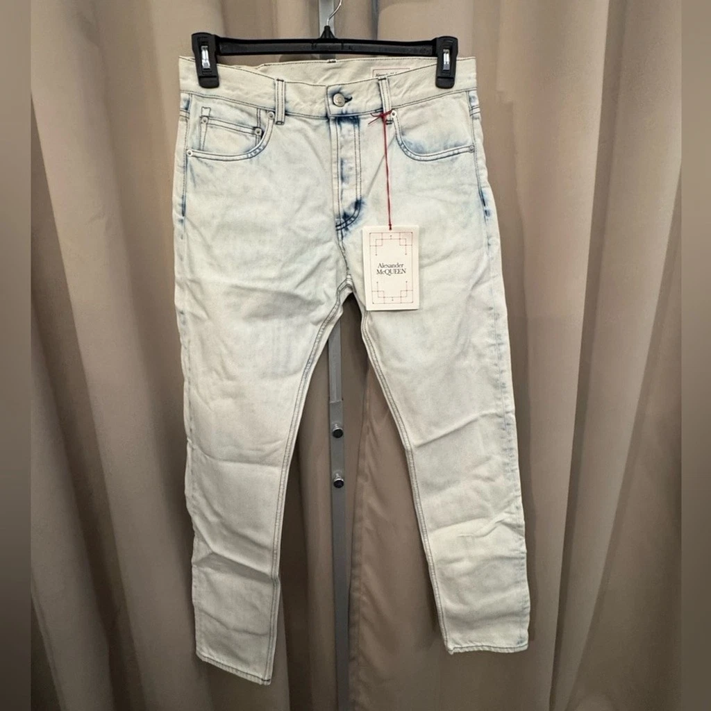 Alexander Mcqueenホワイトデニムパンツ メンズ Alexander McQueen Regular 32 Size Jeans for Men for sale | eBay