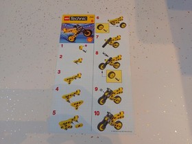 MINT! Lego 2544 Technic Motorcycle OBA